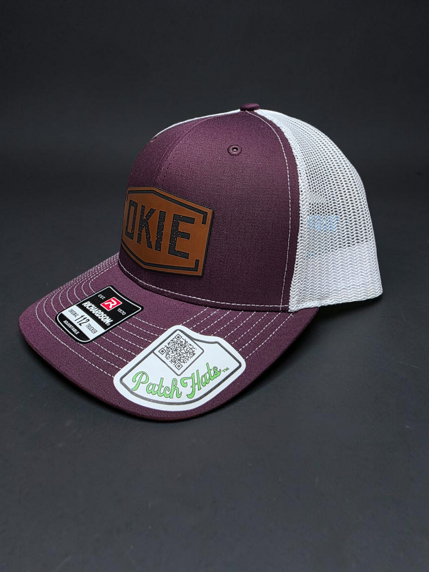 Okie Hex 112 Maroon White