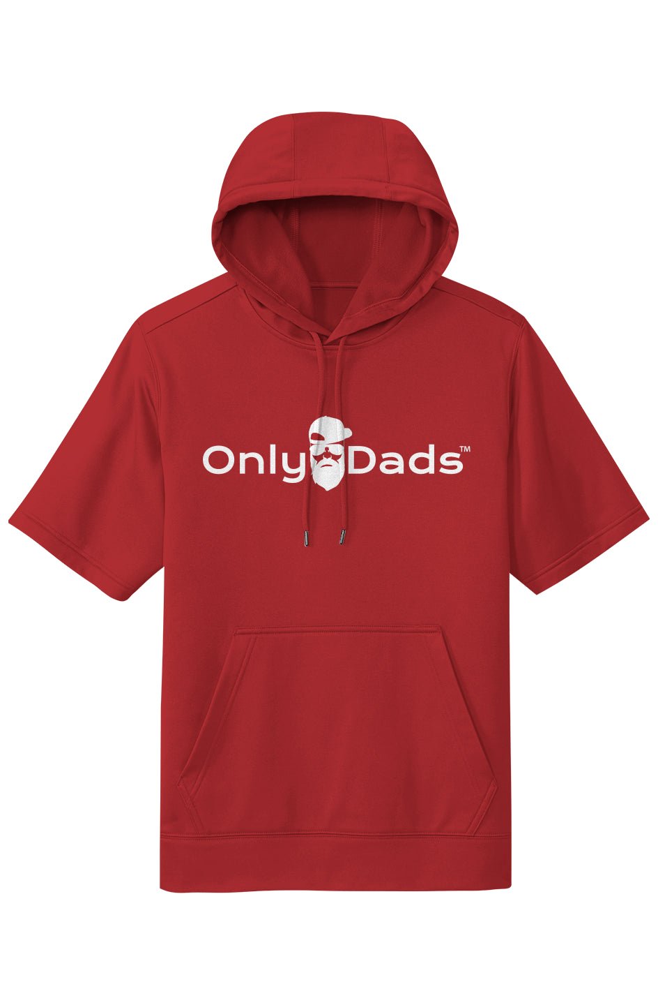 Only Dads Short Sleeve Hoodie - White Logo