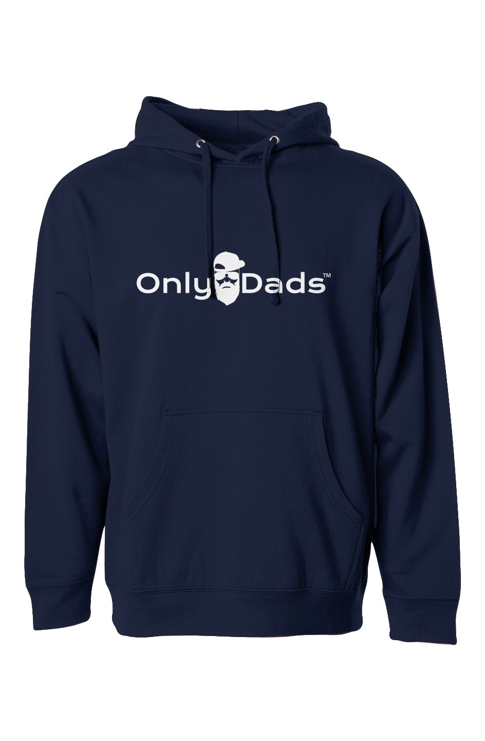 Only Dads White Logo Hoodie
