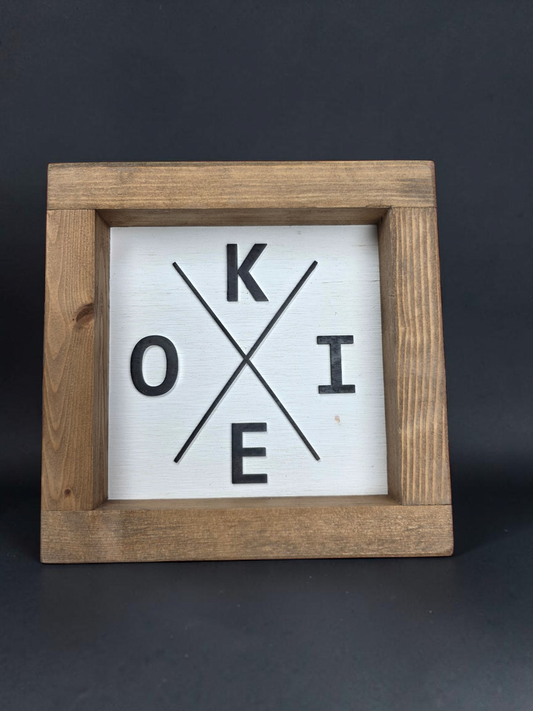 OKIE Rustic Sign