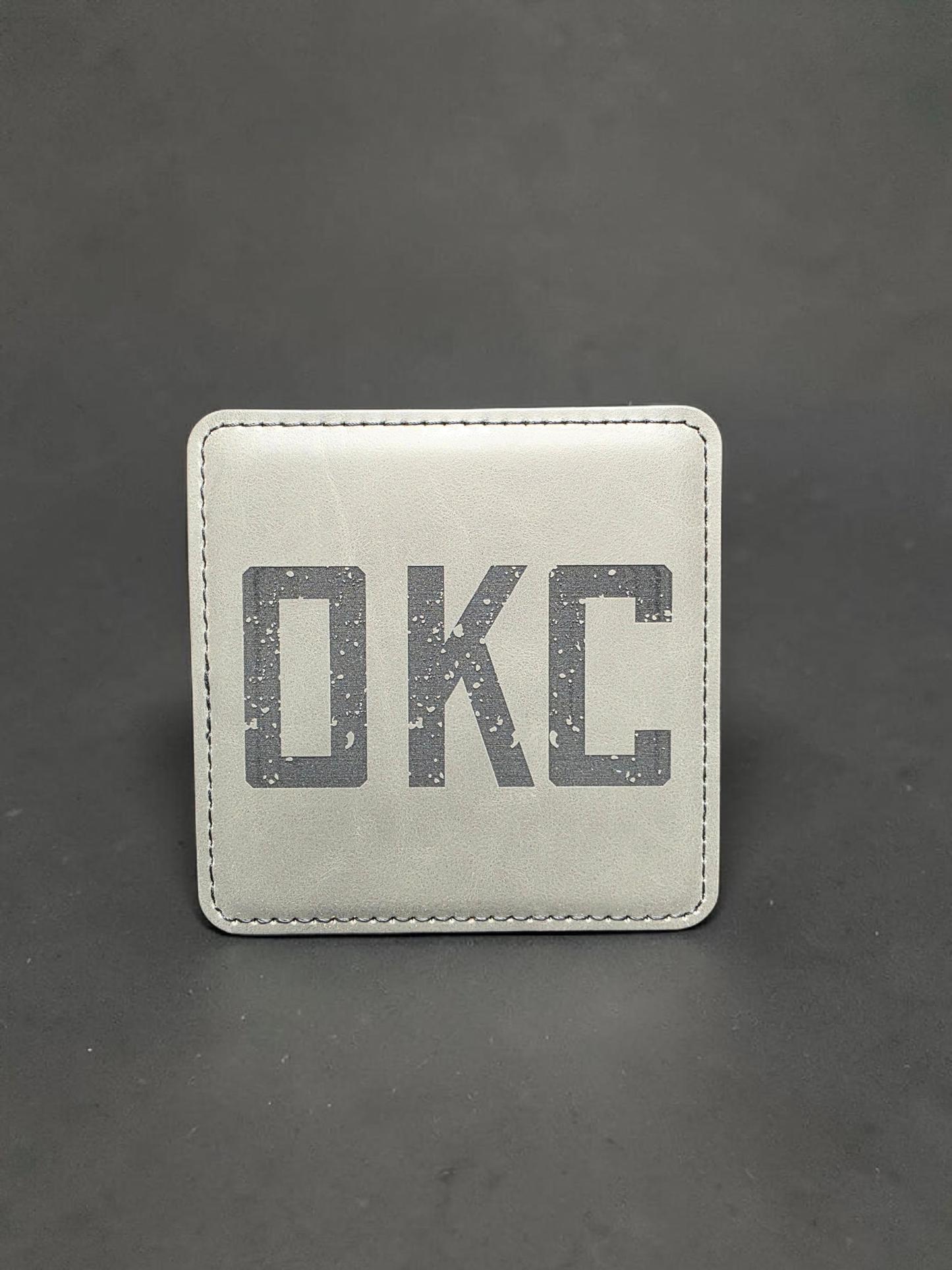 OKC Leatherette Coaster