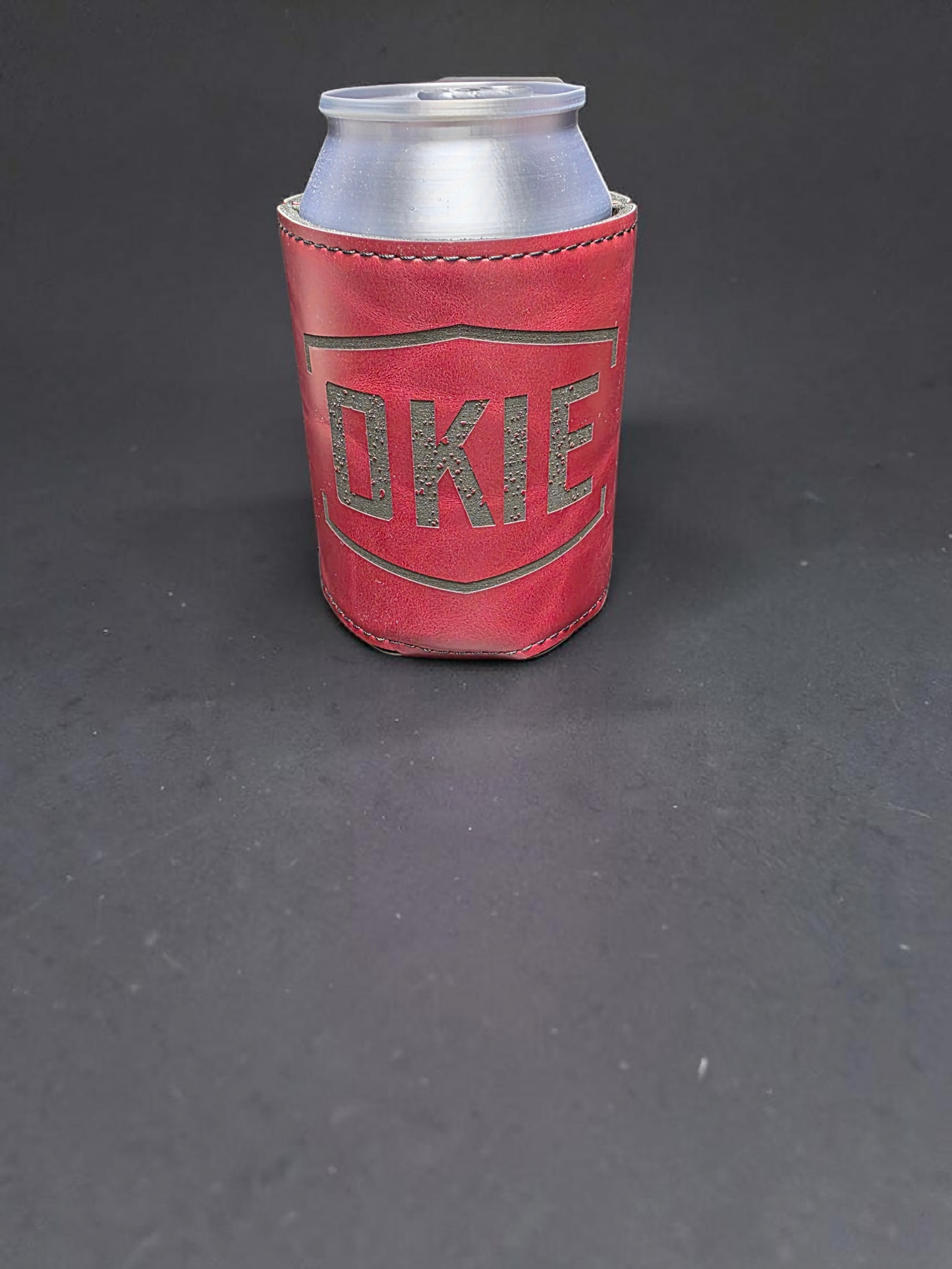 OKIE Leatherette Can Cooler
