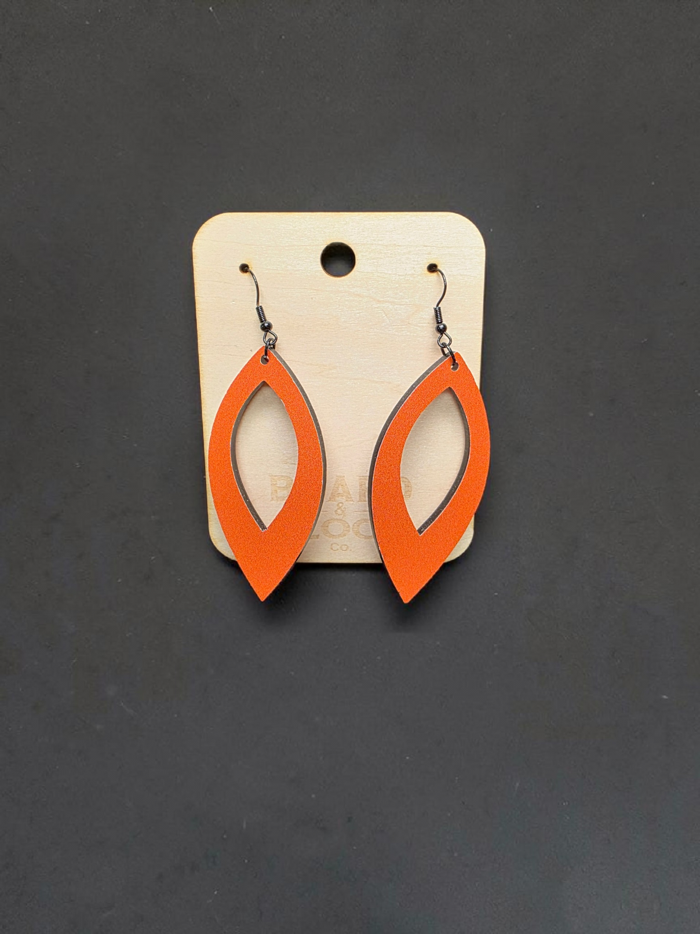 Large Hanging Orange Acrylic