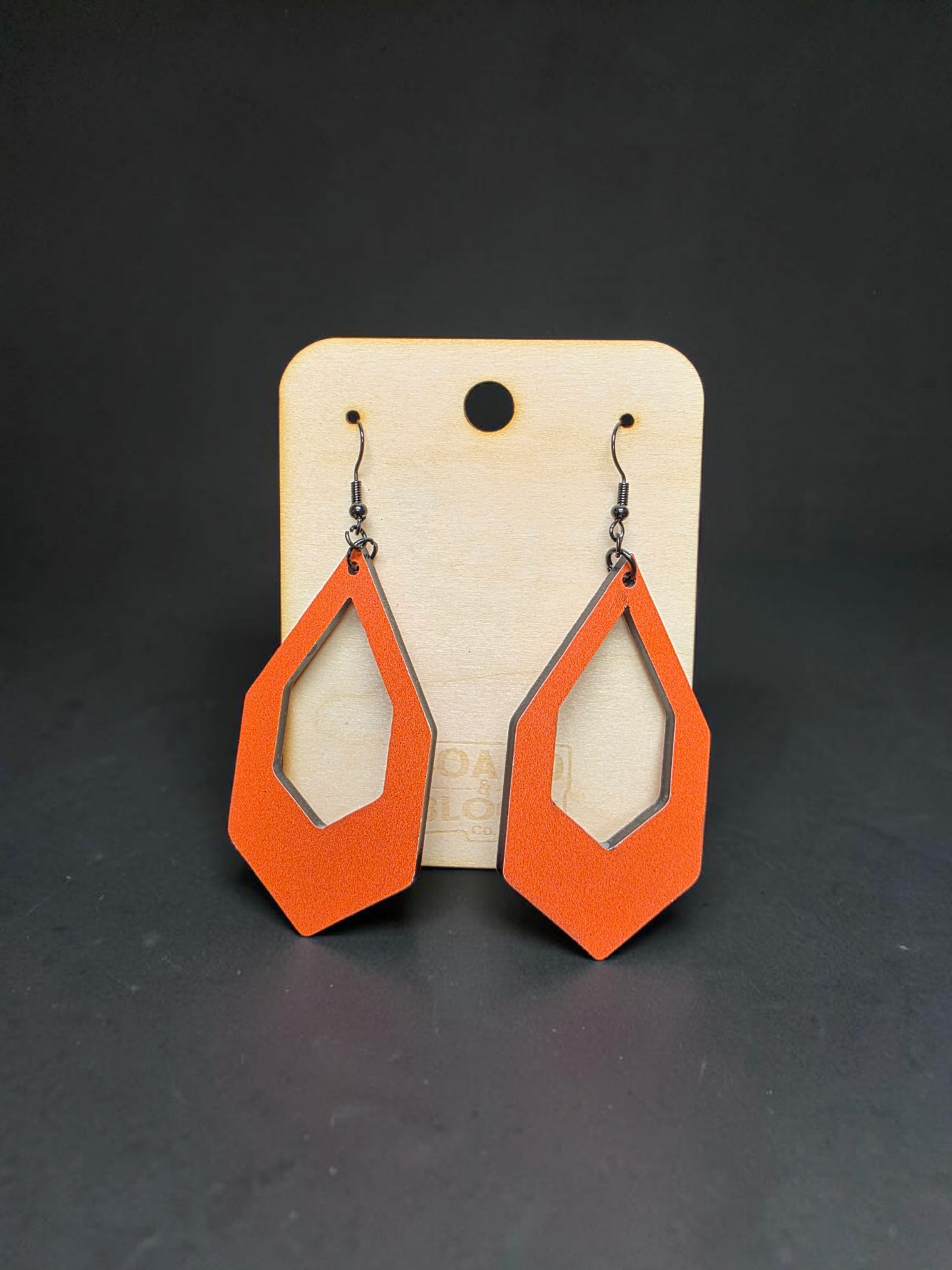 Large Hanging Orange Acrylic