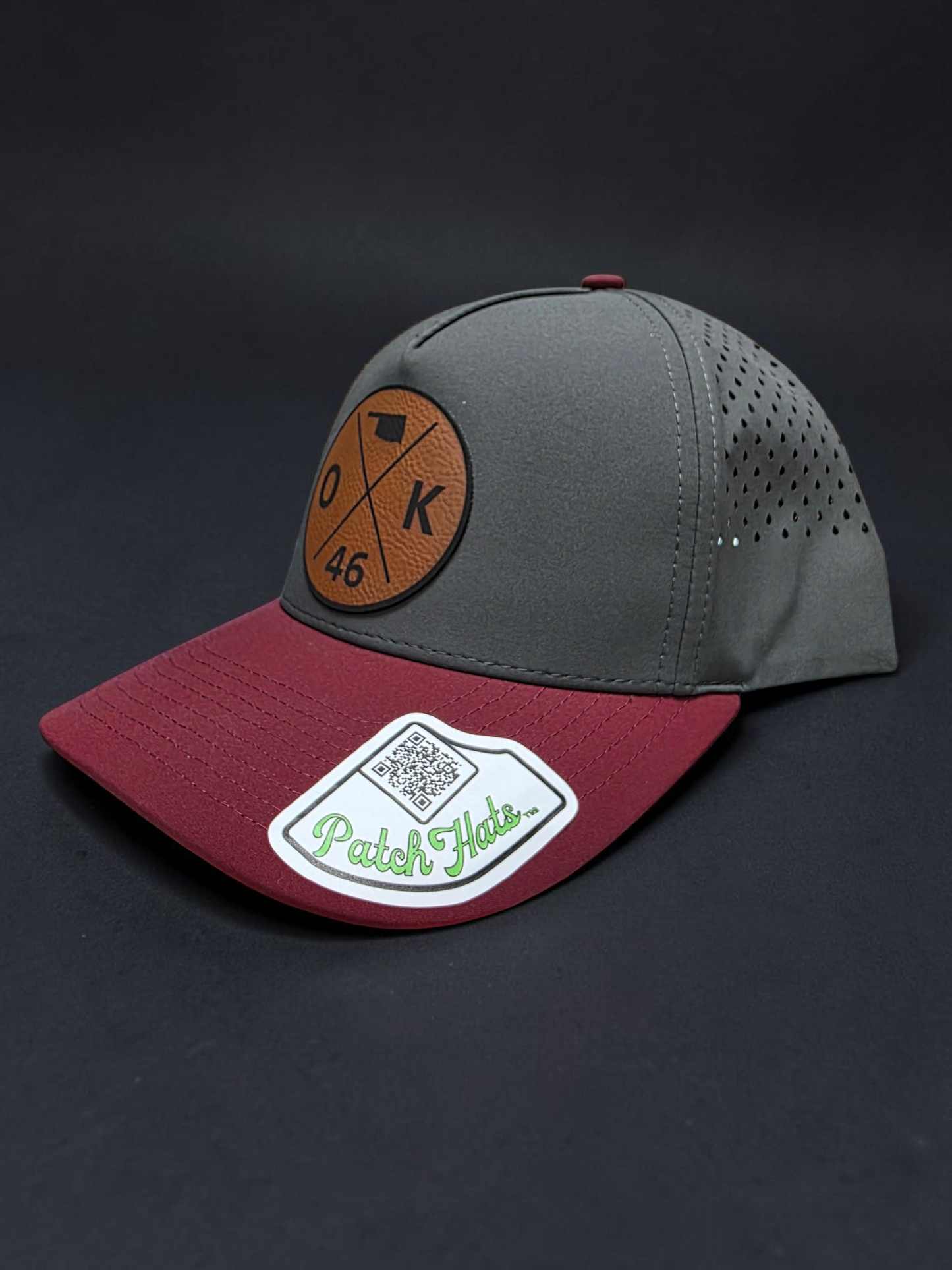 OK State Cross Performance Charcoal Maroon
