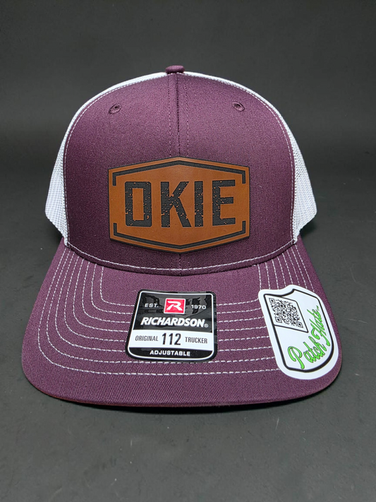 Okie Hex 112 Maroon White