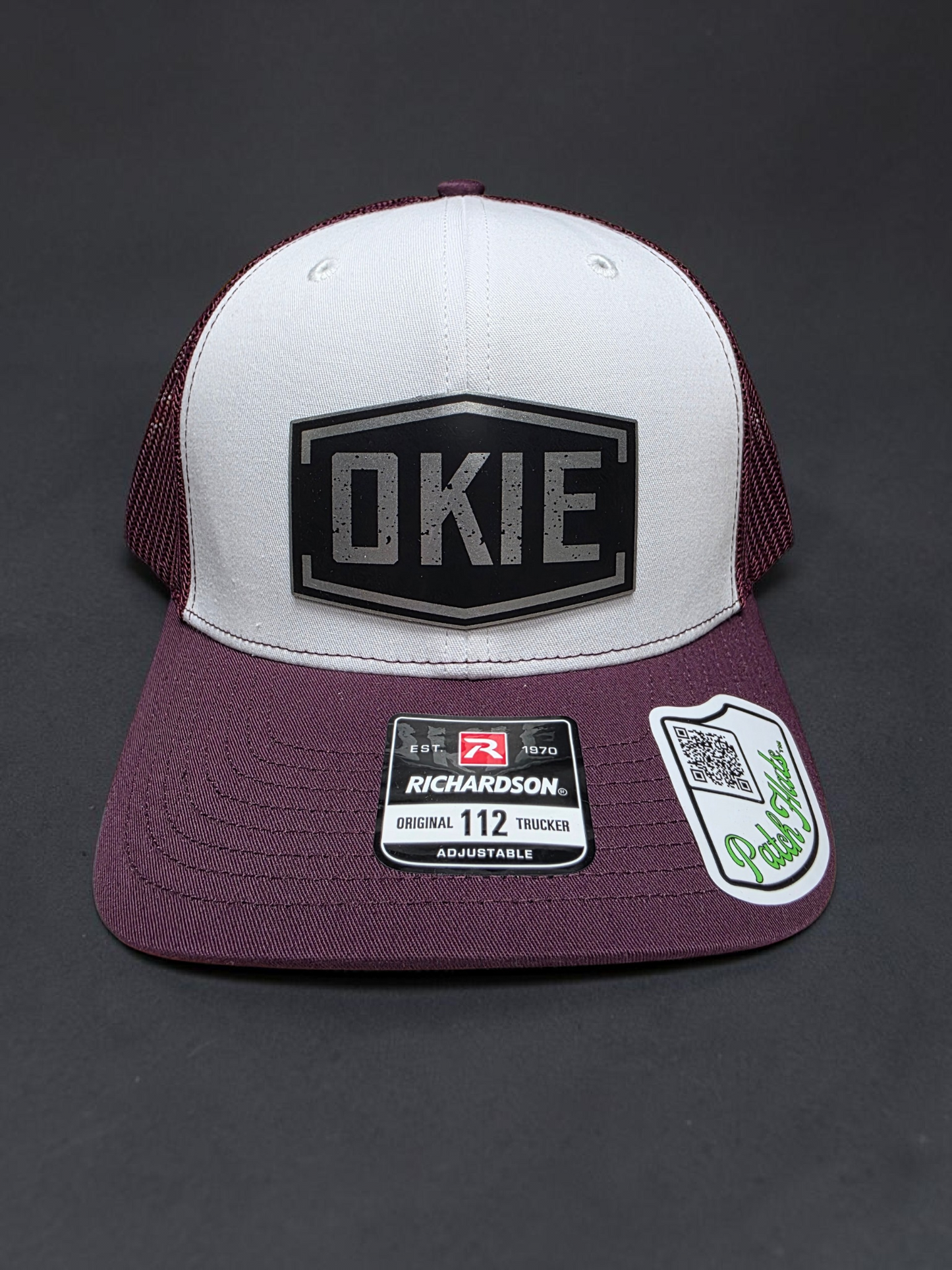 Okie Hex 112 White Maroon