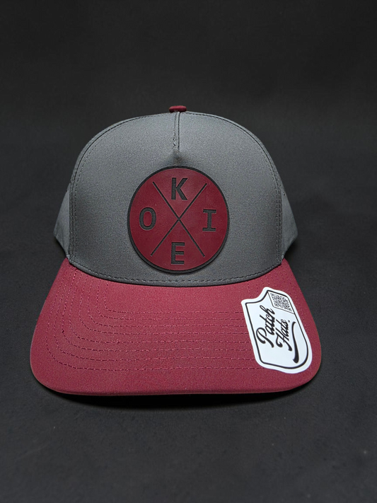 OKIE Cross Performance Charcoal Maroon