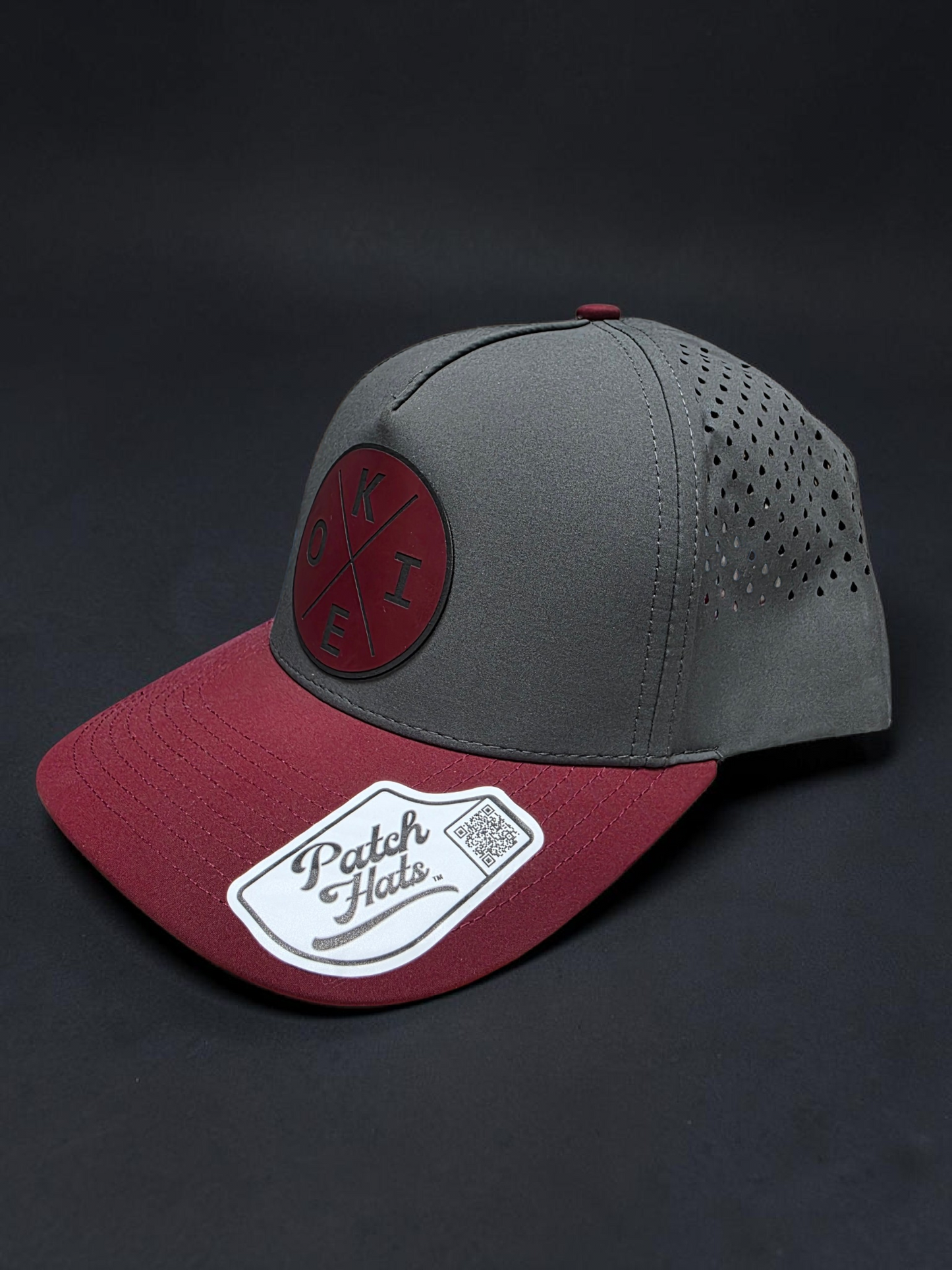 OKIE Cross Performance Charcoal Maroon