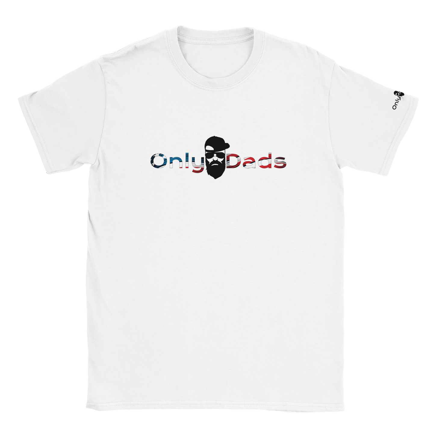 Only Dads Patriotic Logo T-Shirt