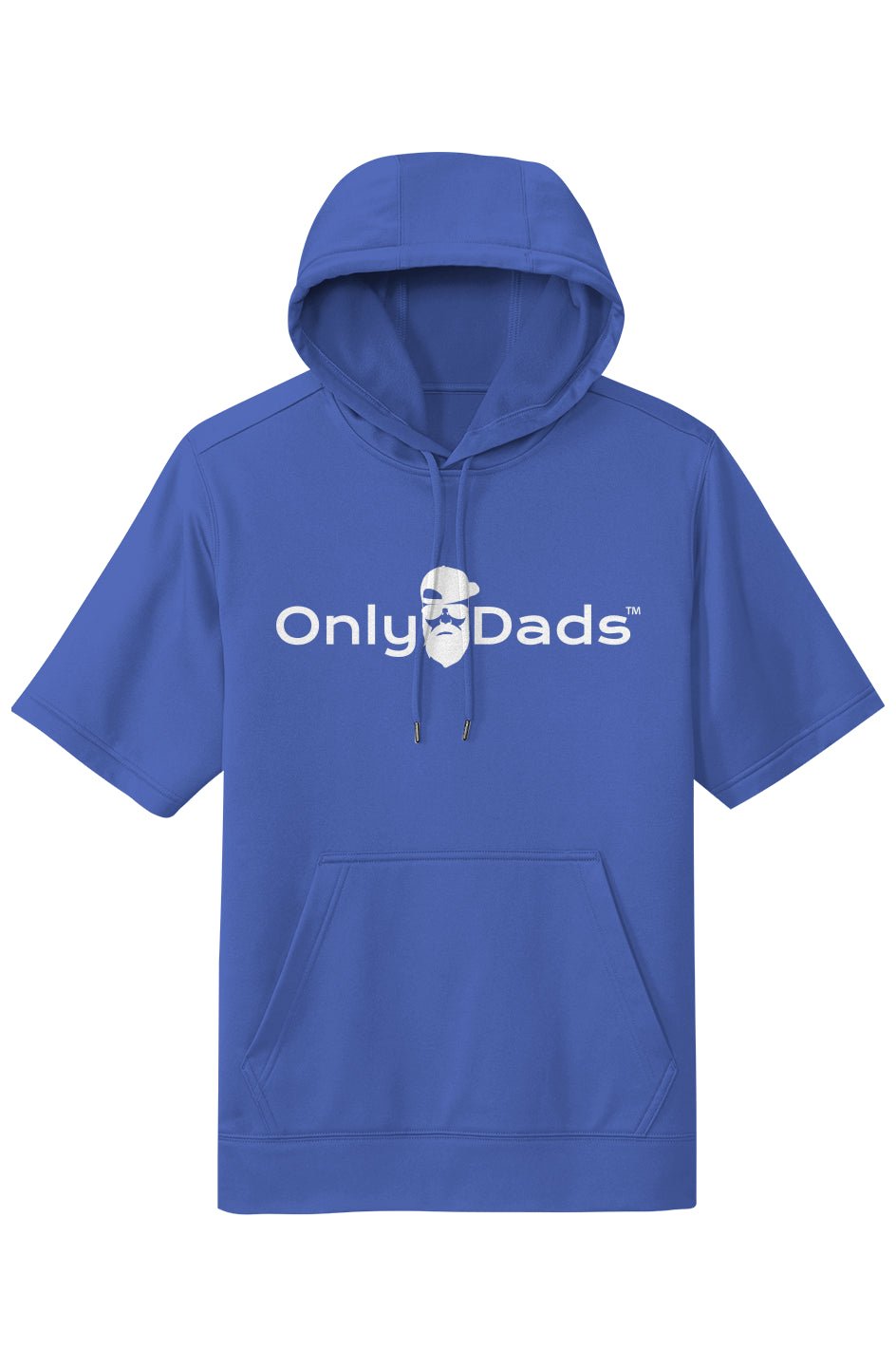 Only Dads Short Sleeve Hoodie - White Logo