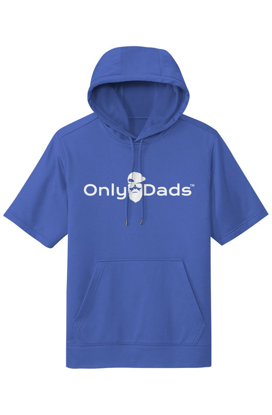 Only Dads Short Sleeve Hoodie - White Logo