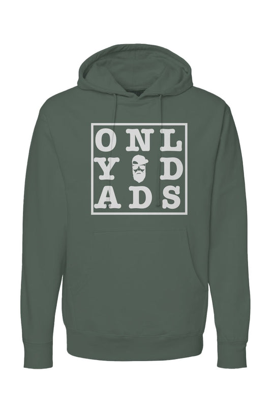 Only Dads Words Search Hoodie - White