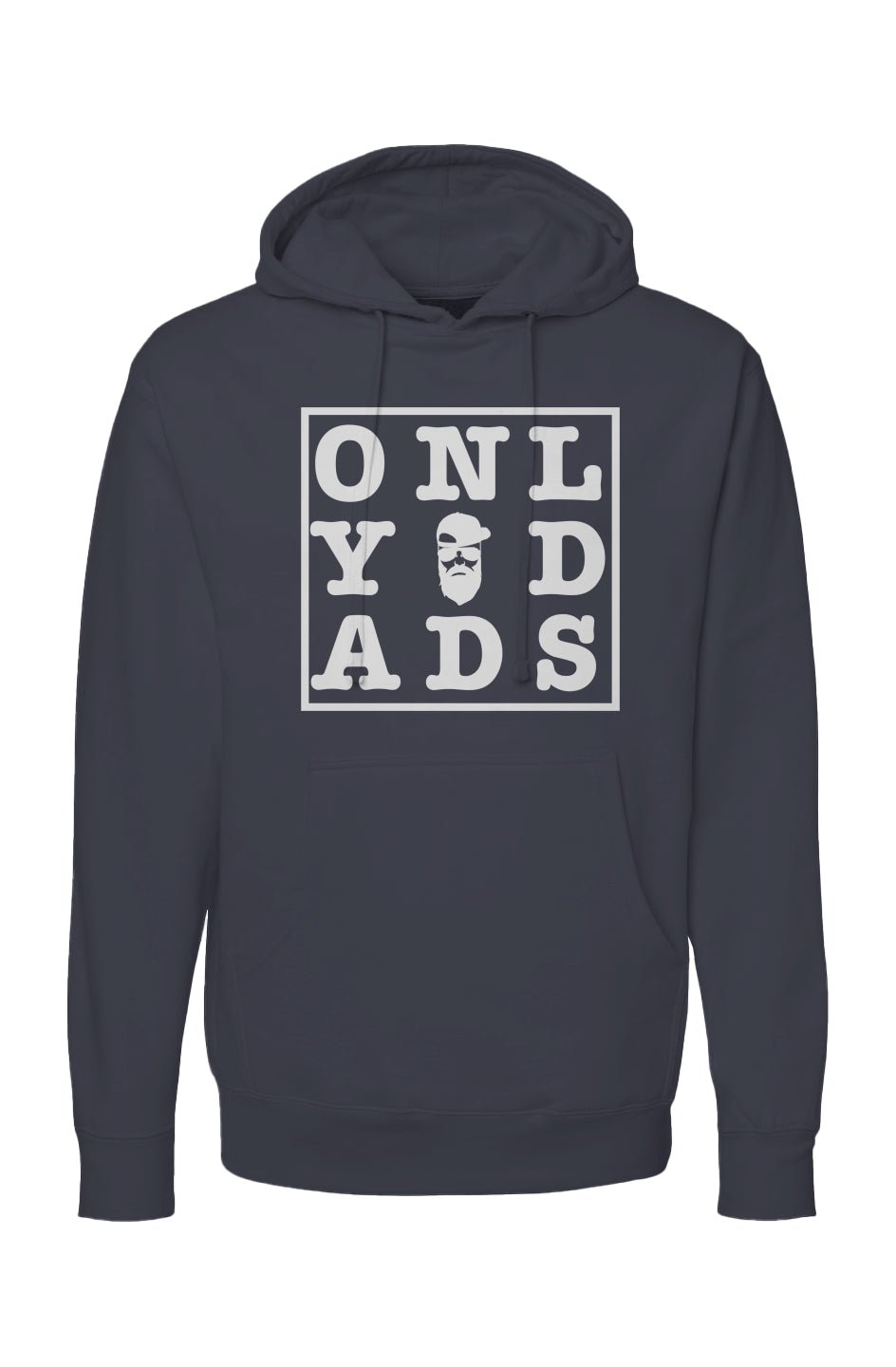 Only Dads Words Search Hoodie - White