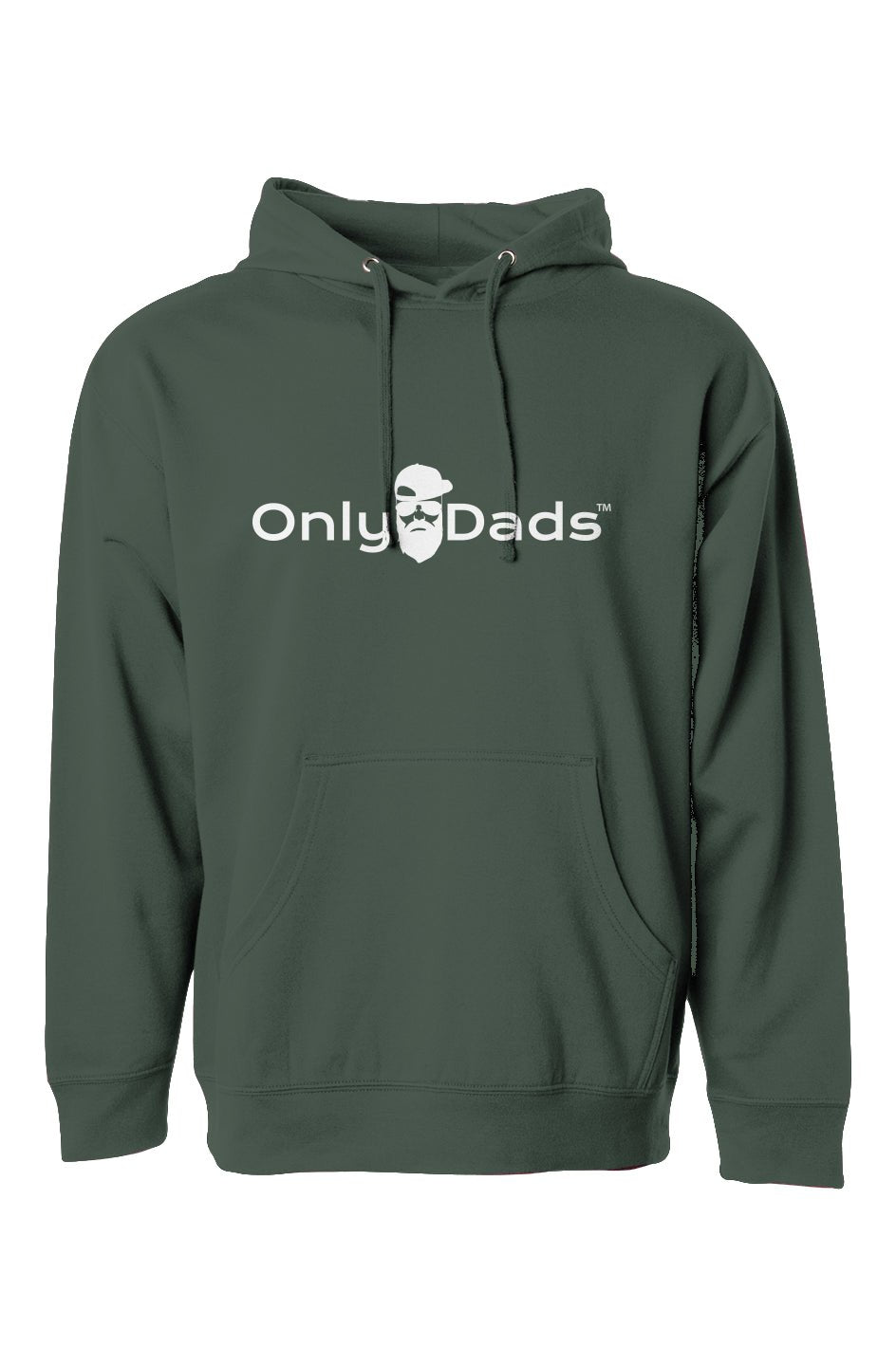 Only Dads White Logo Hoodie