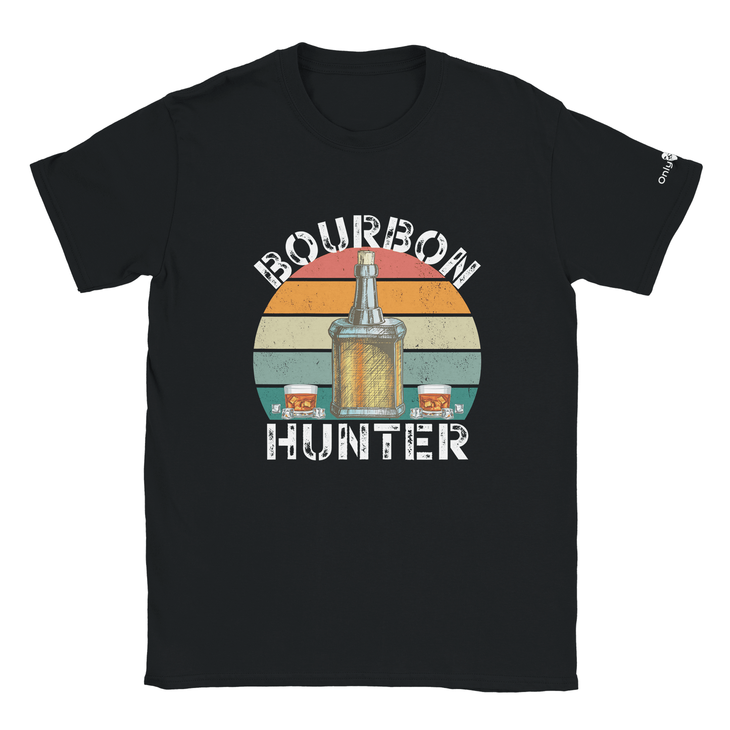 Dad-The Bourbon Hunter  - Only Dads T-shirt